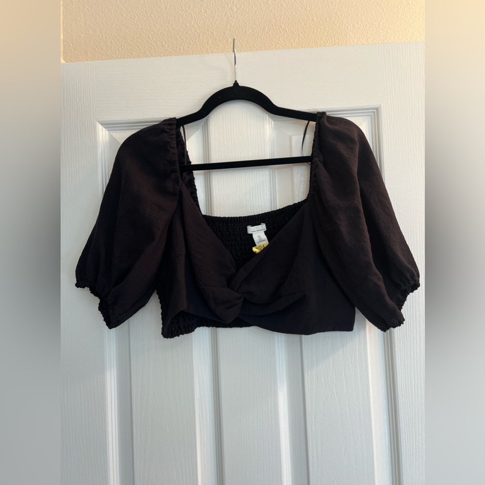 H&M MAMA Maternity 2-Piece Set: Crop Top & Matching Midi Skirt (Sold Together)